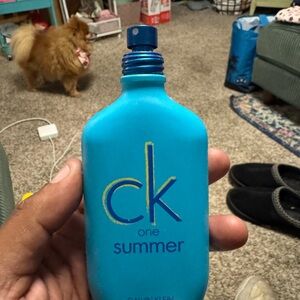 Calvin Klein CK One Summer Blue Bottle 2020